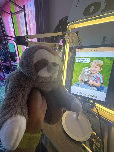 Customer photo of a Cuddle Buds weighted plush
