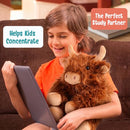 Hazel The Highland Cow, Plush and Soft Weighted Stuffed Animal