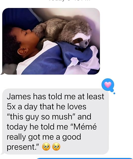 Customer photo of a Cuddle Buds weighted plush